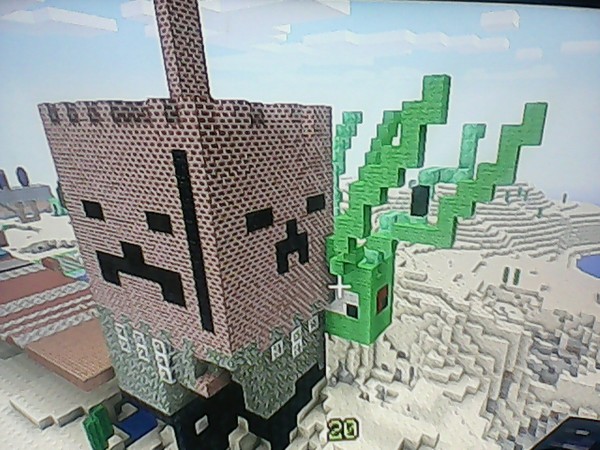 me in minecraft castle
