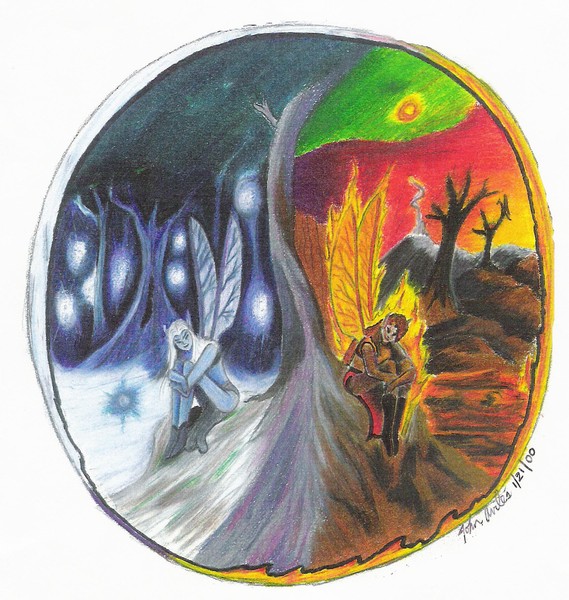 Yin and Yang, or so to speak.
