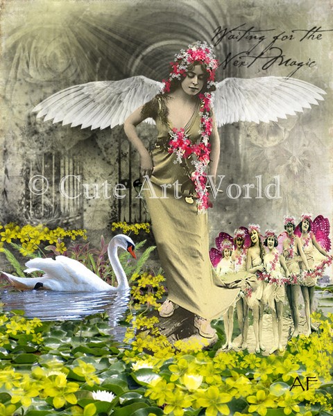 Swan Fairy Angel Magic