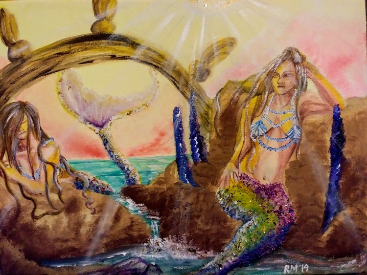 Mermaids Sunbathing 2019