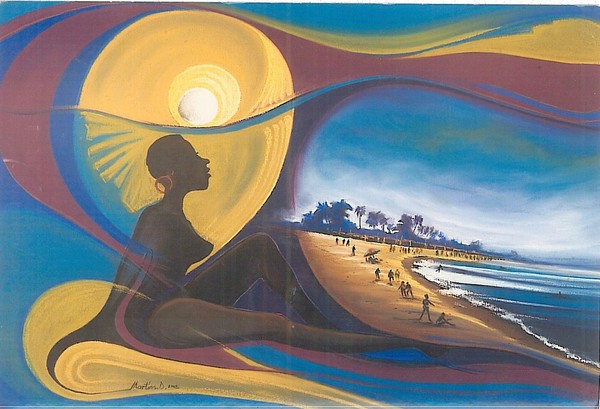AT THE BEACH   40X60cm  for sale