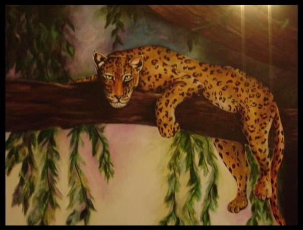 Lounging Leopard