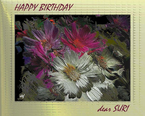 some flowers for Suri