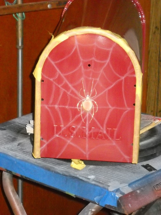 door of mailbox