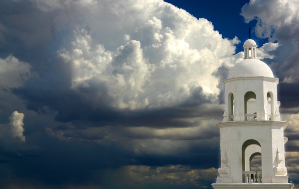 church sky