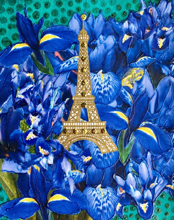 LES IRISES DANS JARDIN DE BAGATELLE