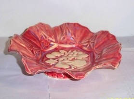 Cherry Red Jewelry Dish