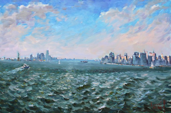 Entering in New York Harbor
