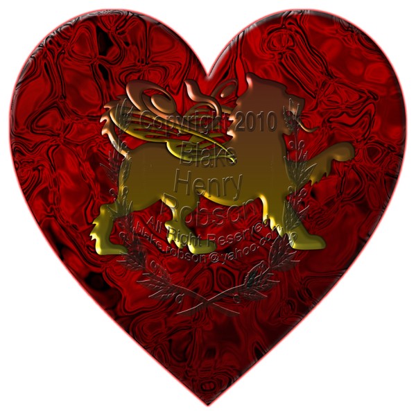 Heart Lion Valentine 
