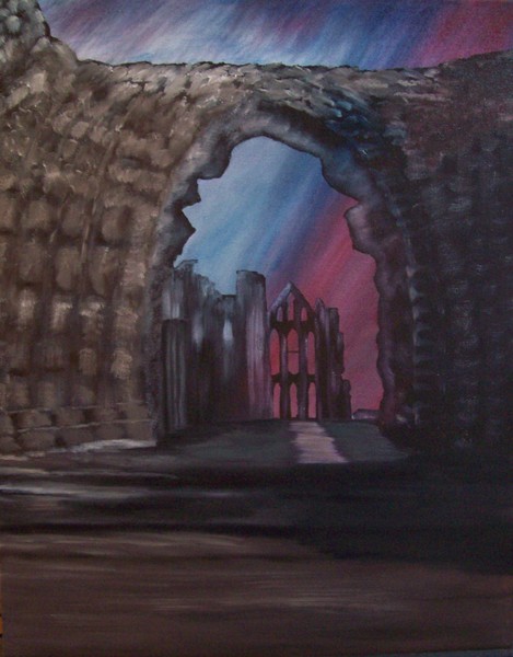 Whitby Abbey Through the Arch