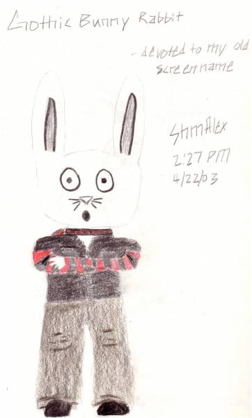 Gothic Bunny Rabit *snicker*