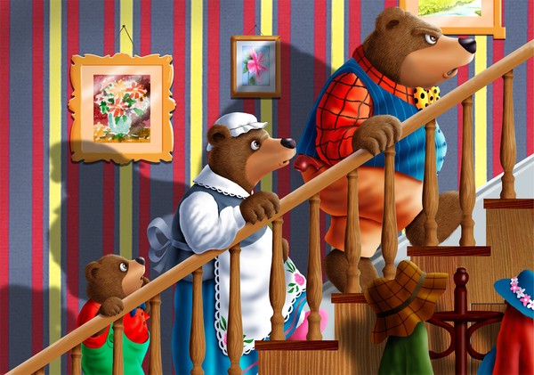 Bears On The Stairs