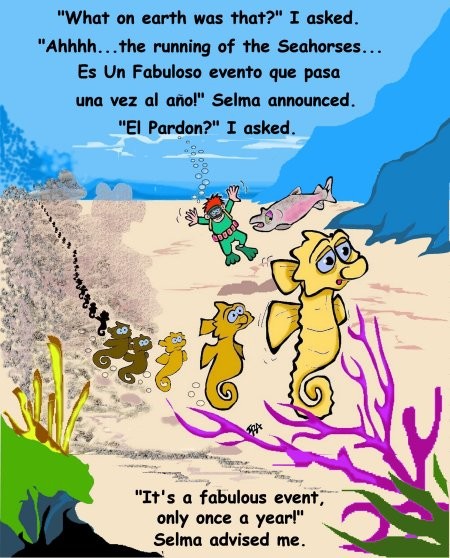 Seahorse Stampede (Children's Book Illustration)