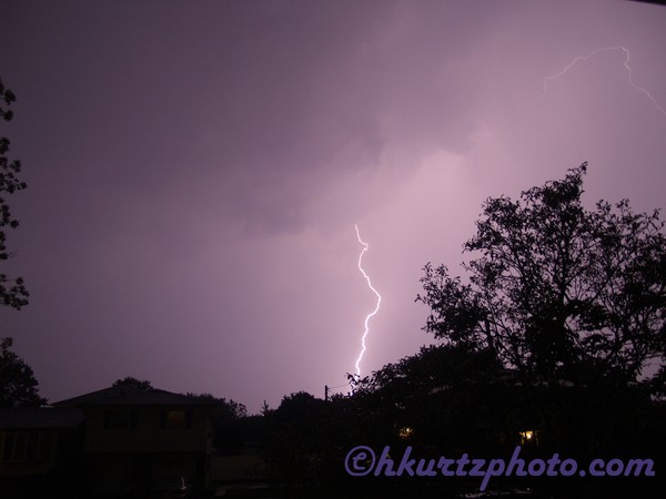 My first lightning bolt!