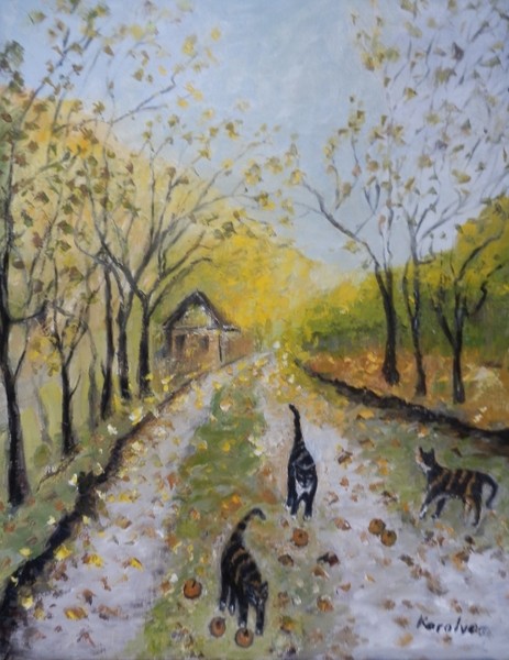 Playing with autumn- sold