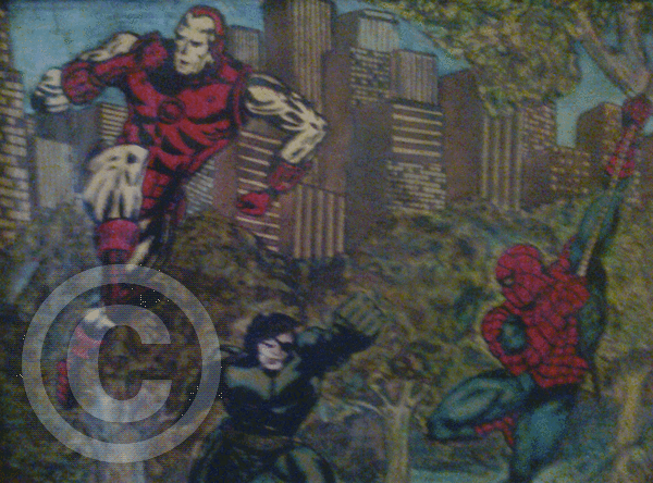 The Heroes in action