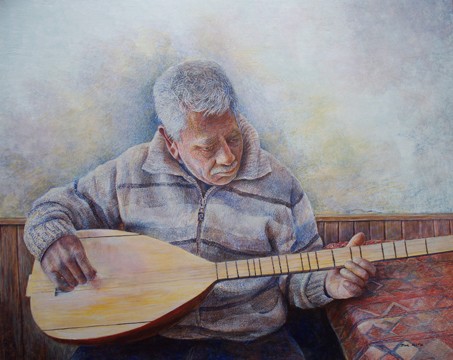 Turkish Saz Player