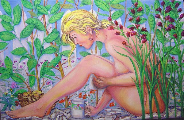 Amazon in the garden