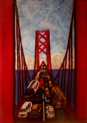 Bridge over Tejo River 