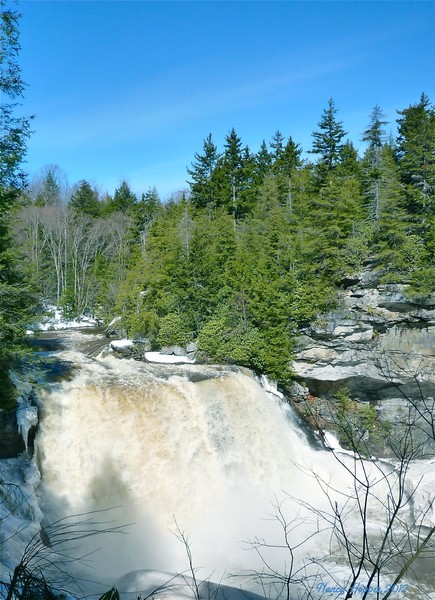 Blackwater Falls in Winter