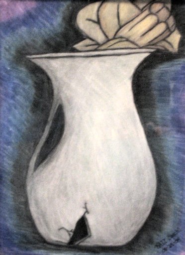 Vase and a Daffodil