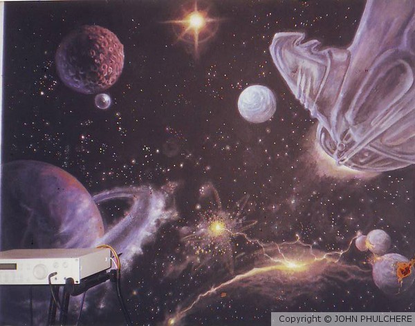 Galaxy mural