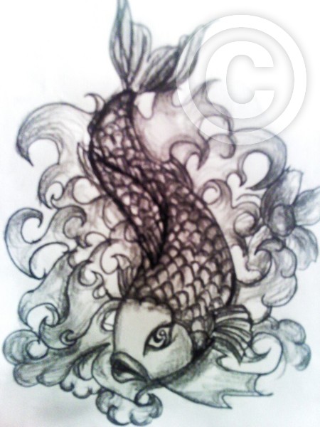 Swimming Koi