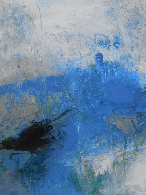 blue man 18x24