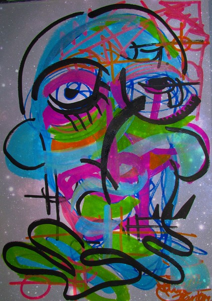 Abstracted Face 2013 by Russell Frantom