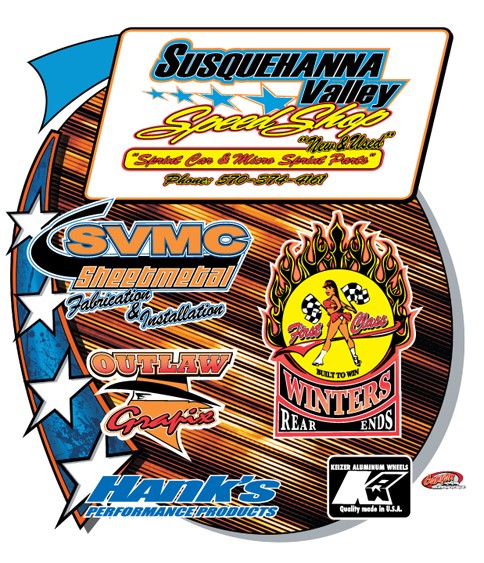 SUSQUEHANNA VALLEY SPEED SHOP BACK
