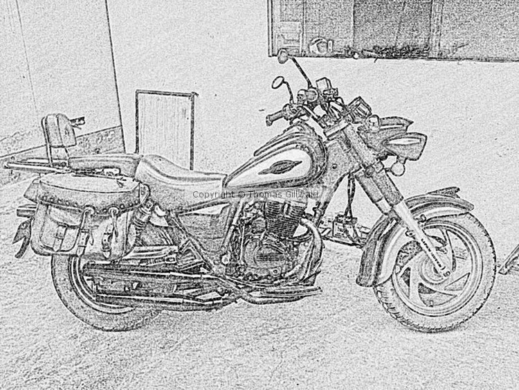 A motorcycle