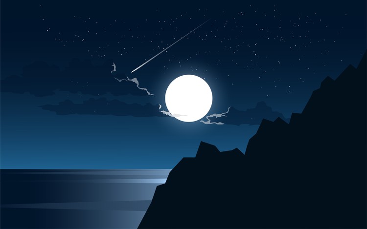 falling meteor