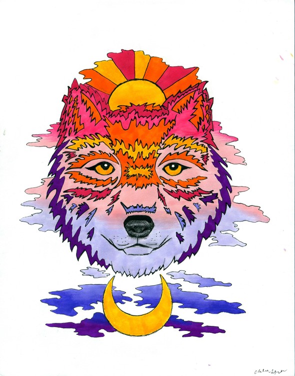 Sun Moon Wolf