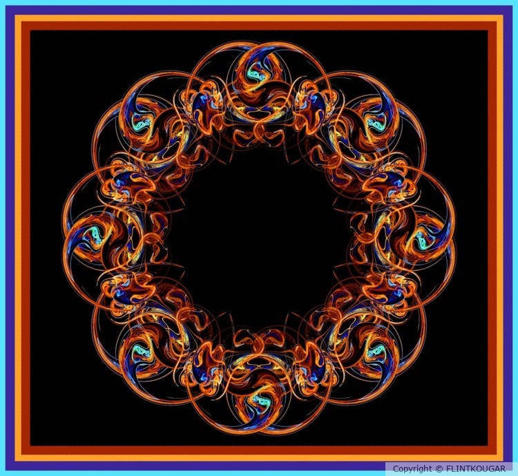 Circling Swirls Mandala