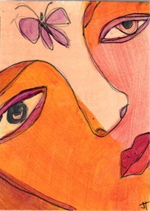 Butterfly Eye - ACEO - SOLD