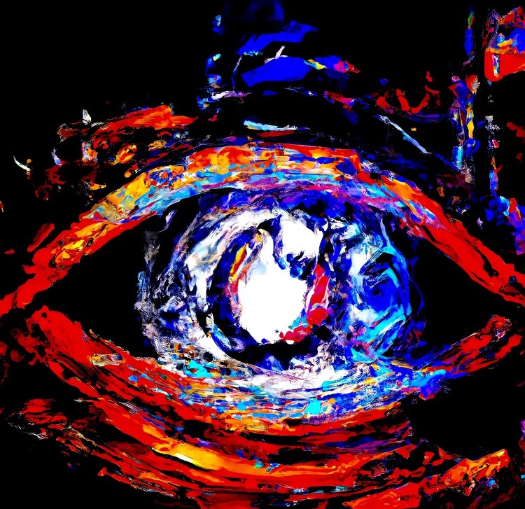 Eye in Violet by mnemonixart