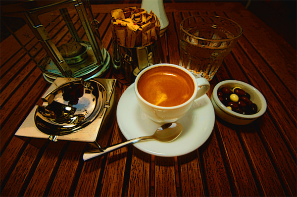 it  is time to drink an espresso