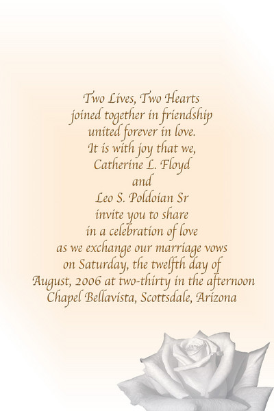 wedding invitation