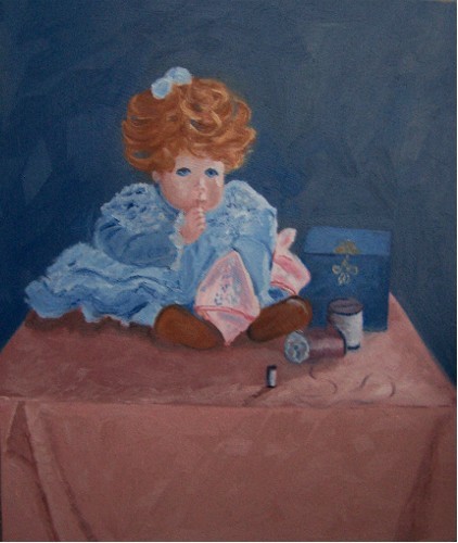 SOLD Grandma's Porcelain Doll