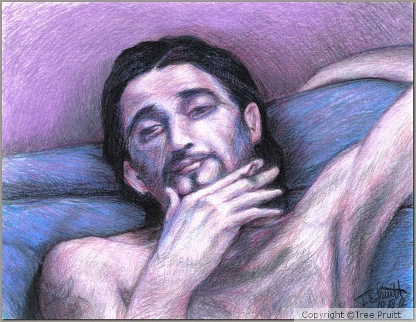 Study of James on the Sofa