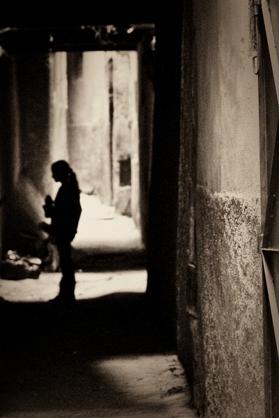 Girl in Alleyway, Fez, Morocco