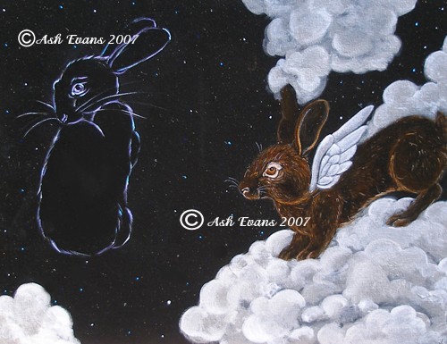 Hazel Rah and the black rabbit