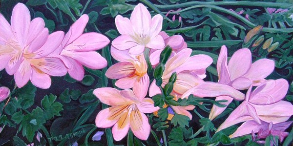 Freesia Frieze