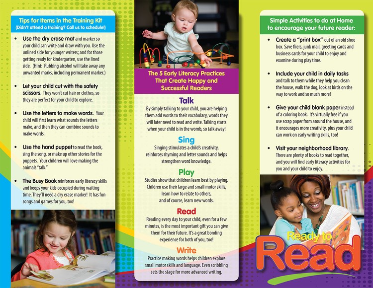 Ready To Read Program Brochure