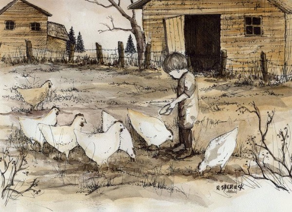 Norma, Feeding the Chicks
