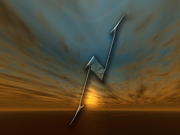 N the sky