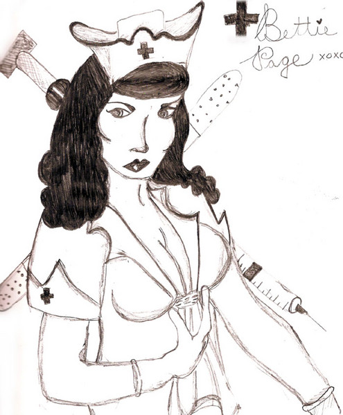 Bettie Page Nurse