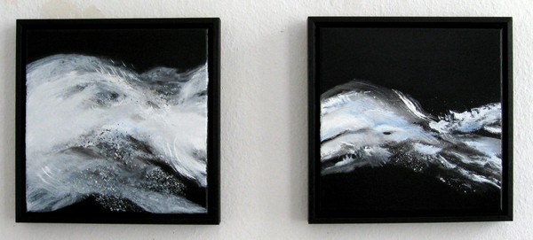 waves, little diptych