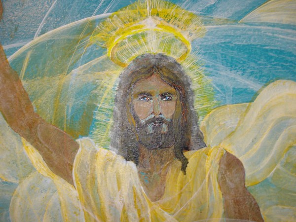 Christ Close-up: NWP Church Wall Mural