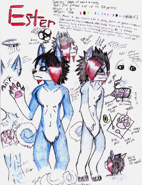 Ester ref Char. sheet.....